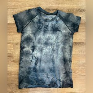 Lululemon Blue Tie-Dye Training Shirt